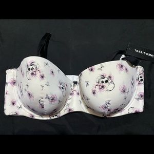 TORRID Skull and Flower Push-Up Bra